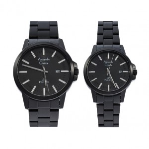 Alexandre Christie AC 1034 Full Black Couple